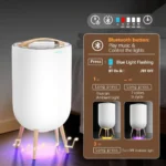 Luxury electric towel warmer bucket designed for hotel and home bathroom use with warm glow
