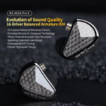 KZ AS16 PRO X in-ear headphones 8 balanced armature headphones three-channel acoustic duct structure HiFi headphones