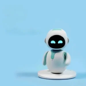AI smart robot digital life emotional companion shown in lifestyle desk setting