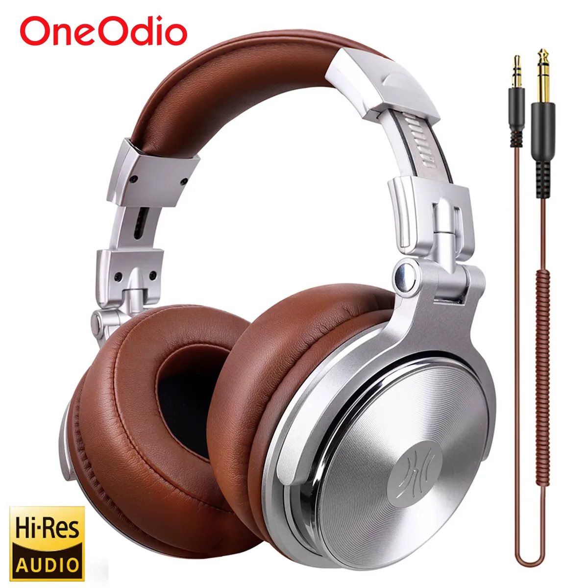 Oneodio DJ headphones with 6.35mm adapter