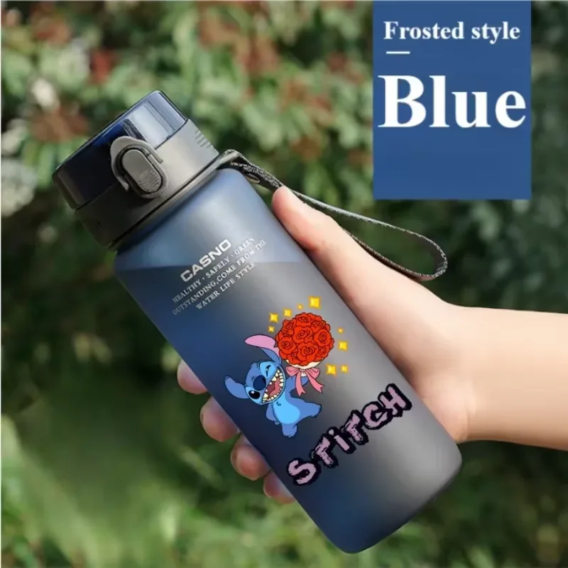 Stitch Water Bottle Cute Kids Large Capacity Sports Cup