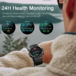 MEVADEN smartwatch men showing 1.39 inch HD display with fitness tracker interface