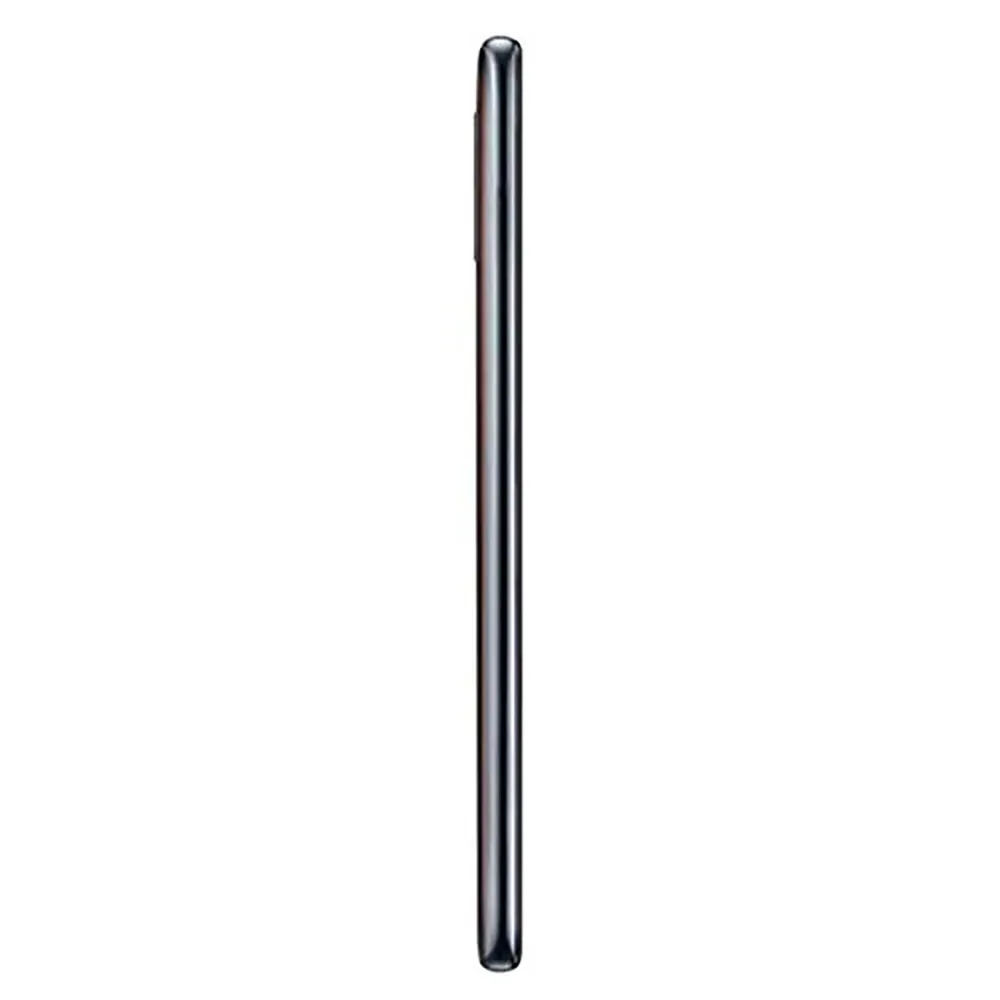 Samsung Galaxy A70 showing 4500mAh battery capacity and NFC chip detail