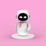 AI robot with voice interaction showing kids gift digital life companion design