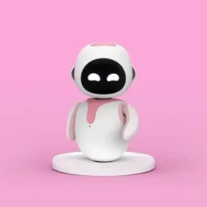 AI robot with voice interaction showing kids gift digital life companion design