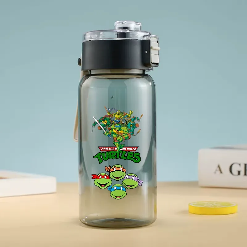 Cute Stitch water cup showing large capacity portable travel bottle design