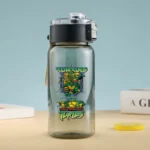 Cute Stitch water cup showing large capacity portable travel bottle design