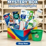 Floor cleaning mystery box showing microfiber mop refill side view from product range